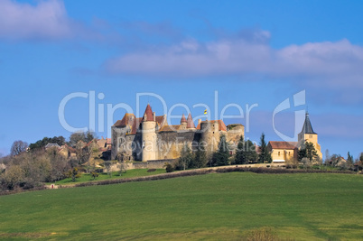 Chateauneuf-en-Auxois Chateau - Chateau Chateauneuf-en-Auxois in France