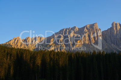 Latemar - Latemar mountains in Italy