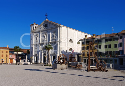 Palmanova - old town Palmanova in Italy