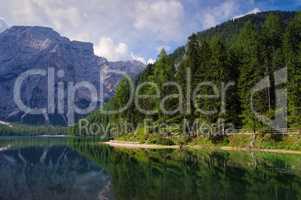 Pragser Wildsee - Lake Prags in Alps