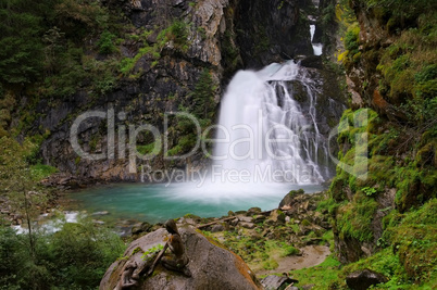 Reinfall - waterfall Reinfall in Alps