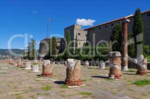 Triest Burg und Forum - Trieste castle and roman forum