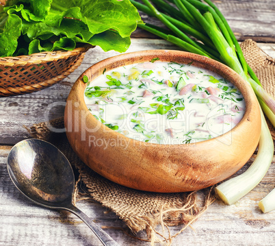 Summer cold soup