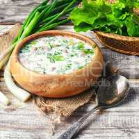 Summer cold soup