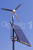 Windrad- und Solarmodul