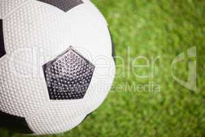 Close up of soccer ball
