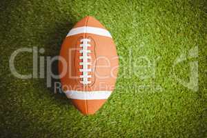 Close up of rugby ball