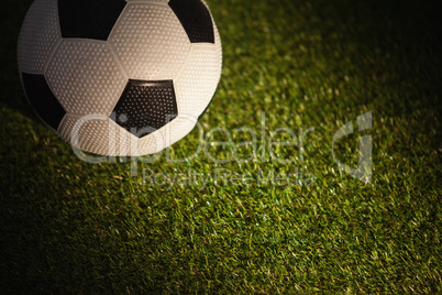 Close up of soccer ball