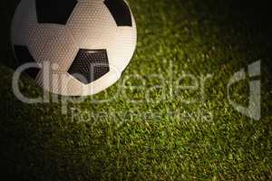 Close up of soccer ball