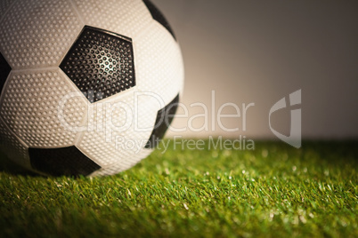 Close up of soccer ball