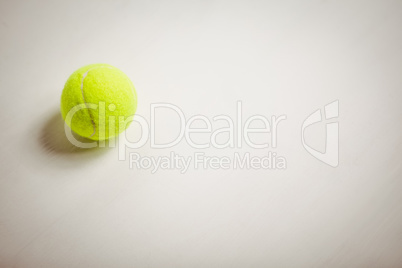 View of tennis ball
