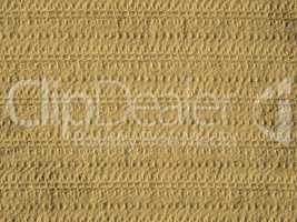 Yellow fabric texture background sepia