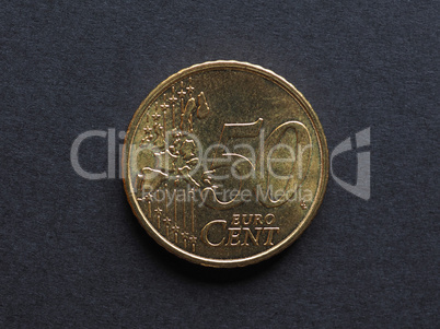 Fifty Cent Euro coin