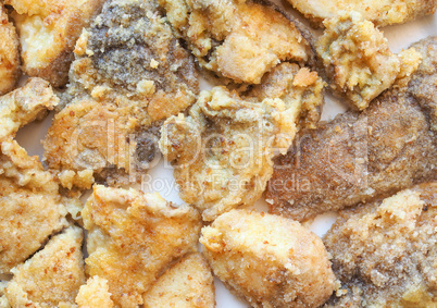 Fried porcini mushrooms