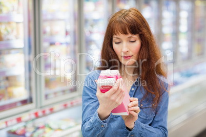 Customer looking at a product