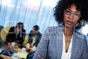 Business woman standing