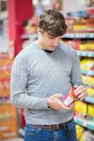 Man doing his groceries