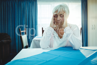 Pensioner with headache