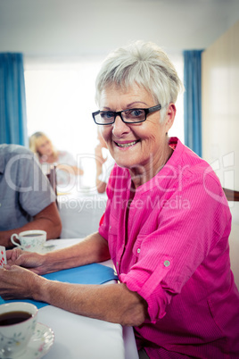 Portrait of a senior woman