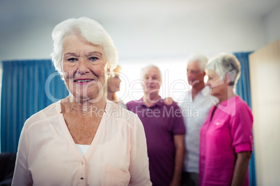 Portrait of a group of seniors