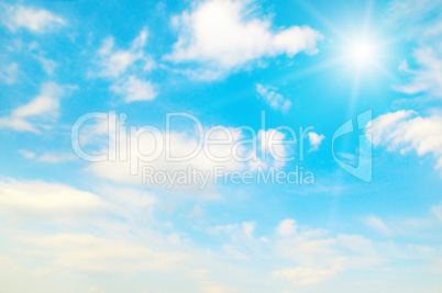 blurred sky background