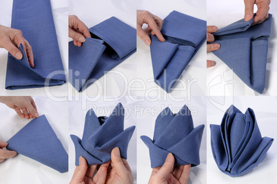 How to fold a napkin