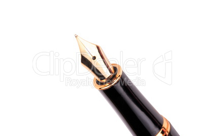 fountain pen isolated on white