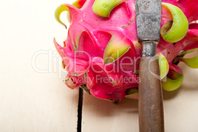 fresh dragon fruit