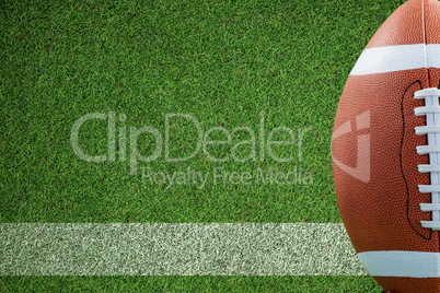 Composite image of an american football Composite image of an american football