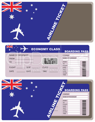 Plane ticket first class in Australia