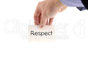 Respect text concept