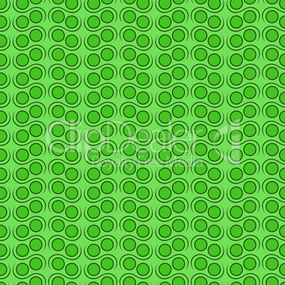 Seamless pattern in green hues