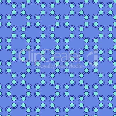 Seamless pattern in blue hues