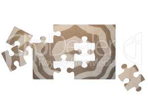 Puzzel handgewebter Teppich