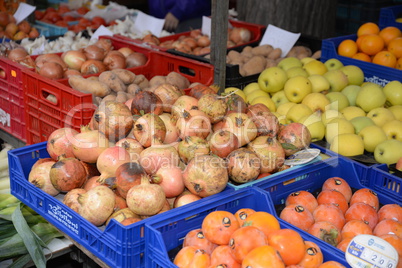 Obst auf einem Markt