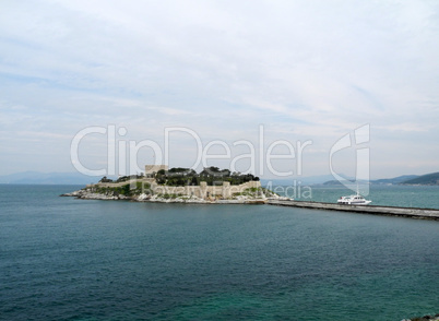 Taubeninsel bei Kusadasi, Türkei