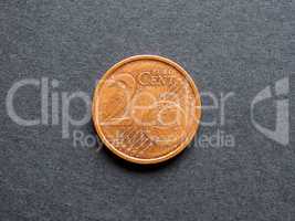 Two Cent Euro coin