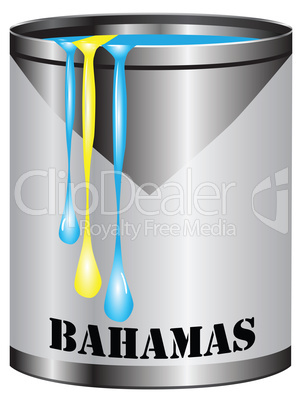 Paint match color of flag Bahamas