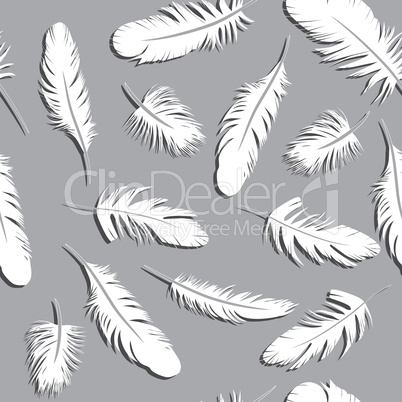 Seamless Feather Pattern