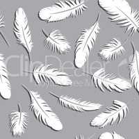 Seamless Feather Pattern