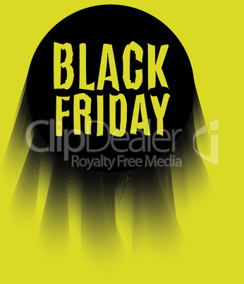 Black Friday Poster black on yellow up