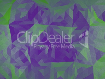 color polygonal triangle 3d  illustration.