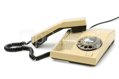 telephone isolated on white