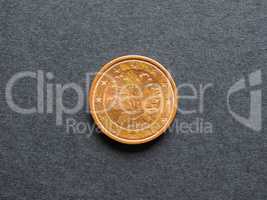 One Cent Euro coin