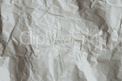 Crumpled Paper As Texture Or Background, Copy Space