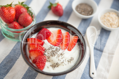 Joghurt mit Beeren