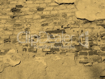 Old grunge wall sepia