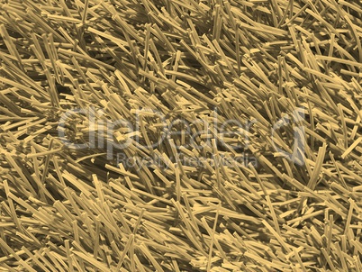 Artificial grass sepia