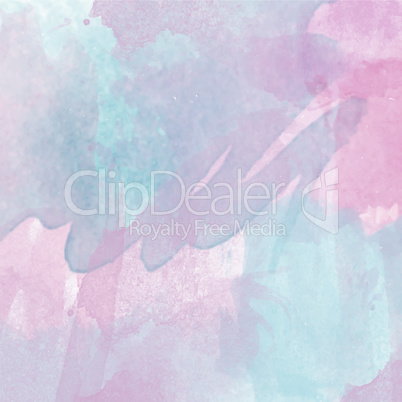 Abstract vector hand-drawn watercolor background