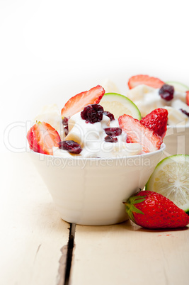 fruit and yogurt salad healthy breakfast